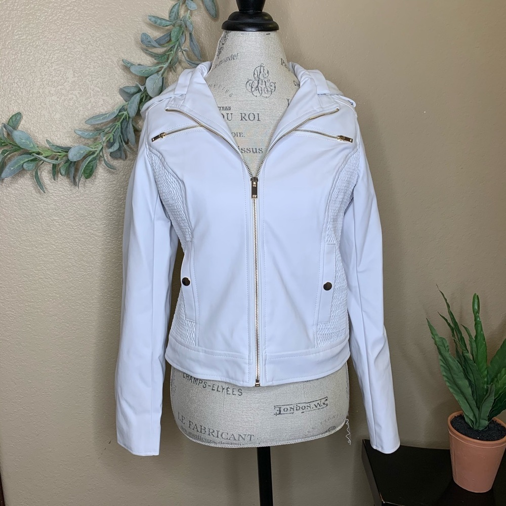 Guess ~ Faux Leather Moto Jacket